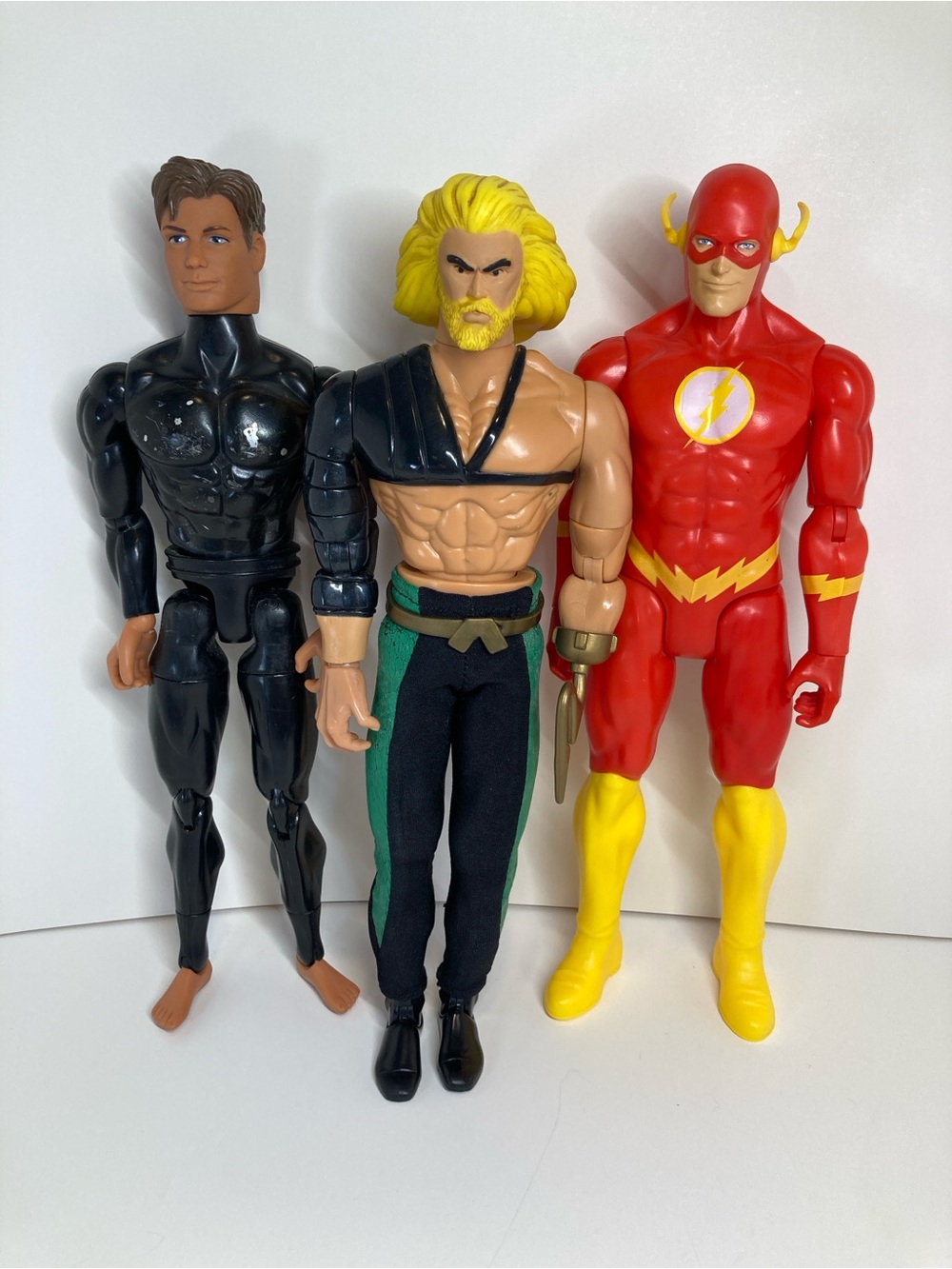 12” Action Figure Mixed Lot of 3 Flash Aquaman Max Steele